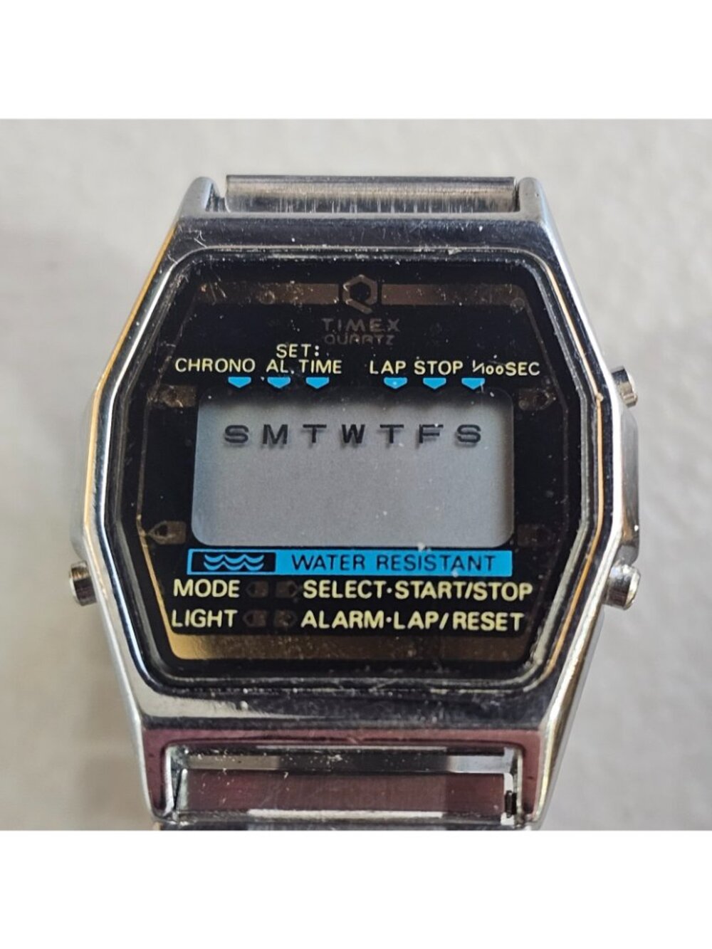 Lot 6 Vintage Timex Digital Quartz Watches Triathlon 8-Lap H Cell Type T Parts - Picture 3 of 13